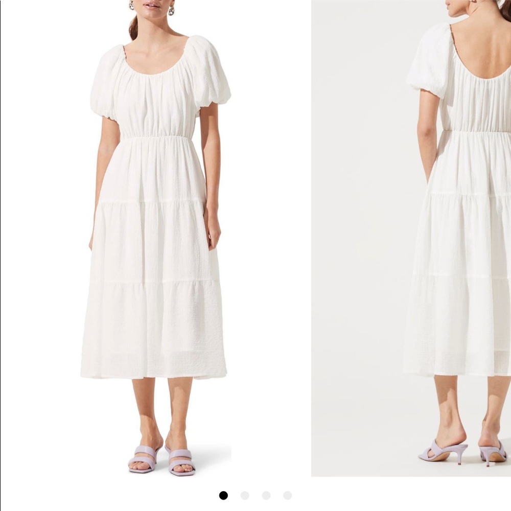 Women’s S - Astr the Label - White Tiered Dress